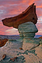 Hoodoo, Glen Canyon National Recreation Area, Page, Arizona, USA