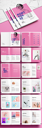 design InDesign template book Booklet editorial Layout Lookbook magazine portfolio