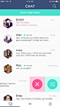Feed and Chat App UI UX by Elliott Gibb:
