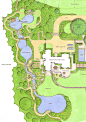 Masterplan of water gardens by Acres Wild