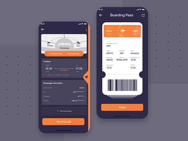 Ticket Interface app...