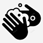 洗手肥皂动作图标 icon 标识 标志 UI图标 设计图片 免费下载 页面网页 平面电商 创意素材