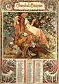 Chocolate, 1897, Alphonse Mucha