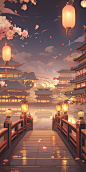 visualdesign_an_asian_style_scene_with_a_moon_and_lanterns_in_t_e38adb41-f9ee-4f7c-b283-1c7293c59ec1