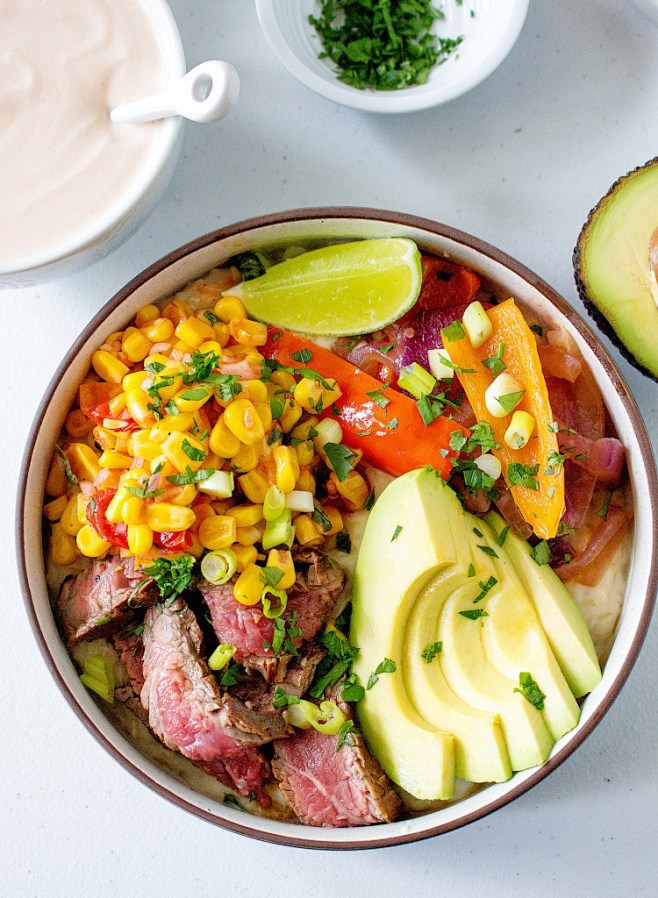 Cheddar Rice Bowls w...