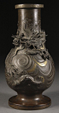 www.liveauctioneers.com item 11165492_a-good-japanese-bronze-dragon-vase-meiji-period