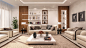 Living room design : Living room Designed by Mohamed Hussein at Ramadezign company 