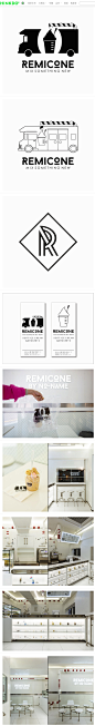 韩国汉城Remicone冰淇淋旗舰店品牌设计 设计圈 展示 设计时代网-Powered by thinkdo3 #设计#