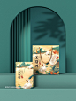 #包装设计# 萌萌哒玉菇鸭包装！
via：形容品牌设计 ​​​​