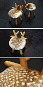 冬天到了，给孩子一个这样的小鹿斑比座椅吧，既保暖又有童趣。