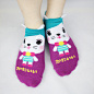 动物园系列棉袜 猫咪小姐 #可爱# #小清新# #日韩#