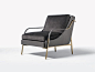 (2) Lounge Chairs - Option A $8,010 each  *Note: Chairs to be done in all fabric, no leather*: 