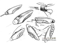 嘉品设计采集到工业手绘，产品草图