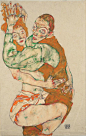 埃贡·席勒（Egon Schiele，1890.6.12－1918.10.31）奥地利绘画巨子，师承古斯塔夫·克里姆特，维也纳分离派重要代表。