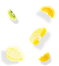 水果-素材-png-桃子-投影-菠萝-橘子-猕猴桃-橘子