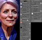 Old Lady , Magdalena Dadela : This was a little personal  real-time exercise in texturing skin predominantly in Substance Painter [which was a change of pipeline for me]. 