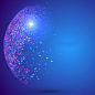 高清蓝色互联网科技粒子光效散射科技感背景图片eps矢量设计素材-淘宝网