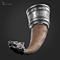 Viking Horn - Varyag, Feroz Ahmed : Hey Folks, Sharing my latest work - Viking Ale Horn
Sculpted in Zbrush
Retopology in 3DS Max
Textured in Substance Painter
Rendered in Marmoset Toolbag 3
Texture Size - 4096*2048 - 1 Set