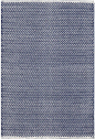 Herringbone Cotton Woven Rug, Indigo, 6'x9' traditional-area-rugs