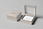 整套礼盒包装贴图样机模板奢侈品珠宝首饰品牌效果图设计素材