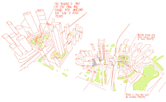 天桥下那猴子采集到建筑手绘