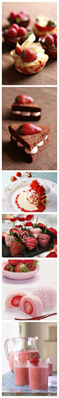 草莓甜点 #水果# #巧克力#