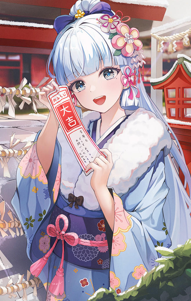 原神、山里灵活的狗，神里凌华、游戏、二次...