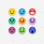 EMOJ彩色贴纸表情包矢量图高清素材 EMOJ 卡通 圆脸 彩色 矢量EMOJI 矢量图 笑脸 笑脸表情包 表情包 贴纸 元素 免抠png 设计图片 免费下载 页面网页 平面电商 创意素材