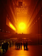 Weather Project - Olafur Eliasson. Light art installation