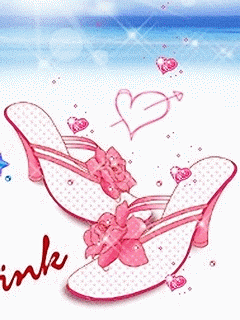 女孩的高跟鞋动态时尚可爱壁纸下载_游戏狗手机壁纸