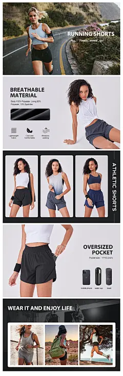 Amazon.com: CELER 2PCS Women's Running Shorts Quick Dry Workout Shorts with Phone Pocket Elastic Waist Athletic Sport Gym Shorts 5&quot;, Black/Black XS : Sports &amp; Outdoors