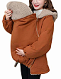 图片：BESBOMIG Women Maternity Zipper Hooded Jacket Coat Newborn Baby ... : 在 Google 上搜索到的图片（来源：amazon.co.uk）
