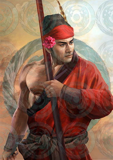 蔡庆水浒传中人物绰号一枝花大名人梁山好汉蔡福之弟