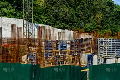 现代,建筑结构,居住区,柏林墙,商务,工程师,边框,技术,围墙,工程