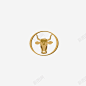 公牛标志高清素材 png图片素材 免费png素材 动物 牛 黄色 免抠png 设计图片 免费下载
