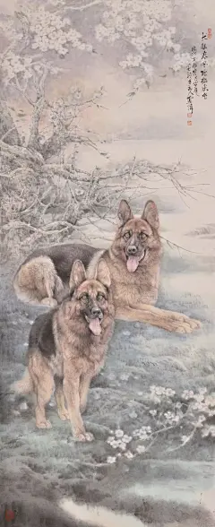 水墨名家四条屏展 · 左进伟