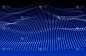 Abstract 3d grid technology background. Futuristic
