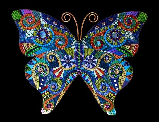 butterfly mosaic