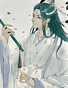 魔道祖师 同人图 插画 壁纸 | 忘羡摸鱼 | 半次元-第一中文COS绘画小说社区