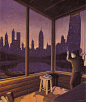 25个心灵扭曲错觉绘画-Robert Gonsalves (12).jpg