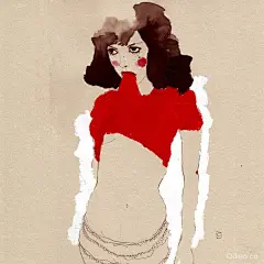 conrad roset 手绘插画欣赏 水彩 色彩 速写 女生#插画# #色彩# #人像# #水彩# #手绘#