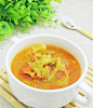 西红柿汤的做法，圆白菜西红柿汤的10步制作方法     美厨邦
