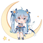 VOCALOID 初音未来 同人图 插画 壁纸 | 生日快乐 | 半次元-第一中文COS绘画小说社区