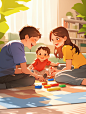 ls7623_A_cartoon-style_illustration_of_an_Asian_family_sitting__67a3ba09-780a-4900-a272-02d35bbc0149