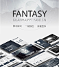 观海极致美学系【FANTASY】一键换色/海量图标 - 演界网，中国首家演示设计交易平台#排版# #网页# #PPT# #PPT模板#　#演界网#　#版式#　#布局#　#排版#　#大气#　#商务#　#工作#　#汇报#　#总结#