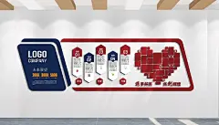企业发展历程大事记文化墙