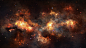 General 1920x1080 space 3D stars digital art colorful