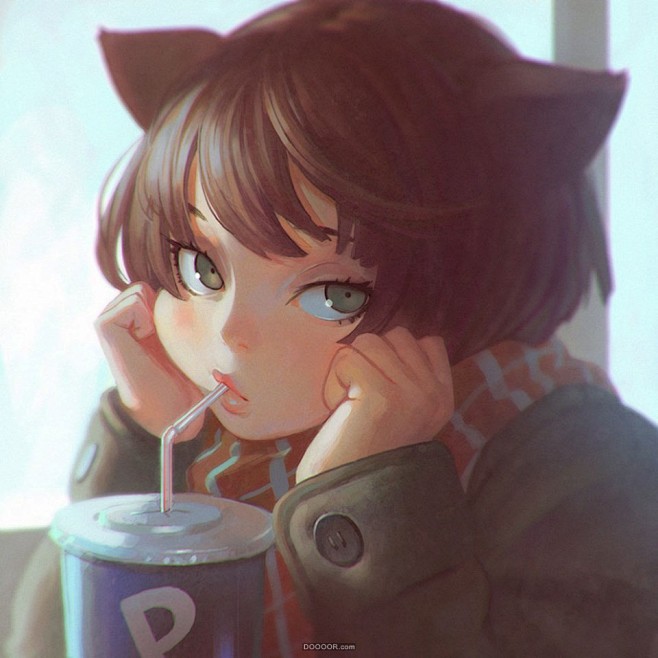 俄罗斯插画家Ilya Kuvshinov...