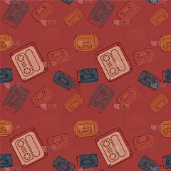 盒式录音带,四方连续纹样,粉饼,几何形状,纺织品,技术,壁纸,矢量,式样,装饰