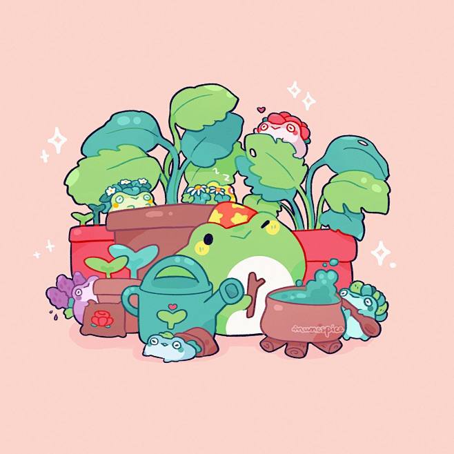 gardening-day-can-you-spot-all-the-friends-this-is-a-little-sneak